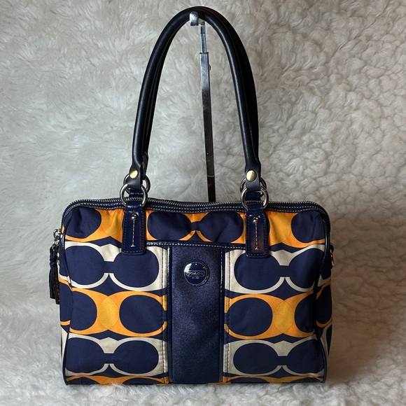 Coach Handbags - COACH 2013 Linear Stripe Bag nylon 25184